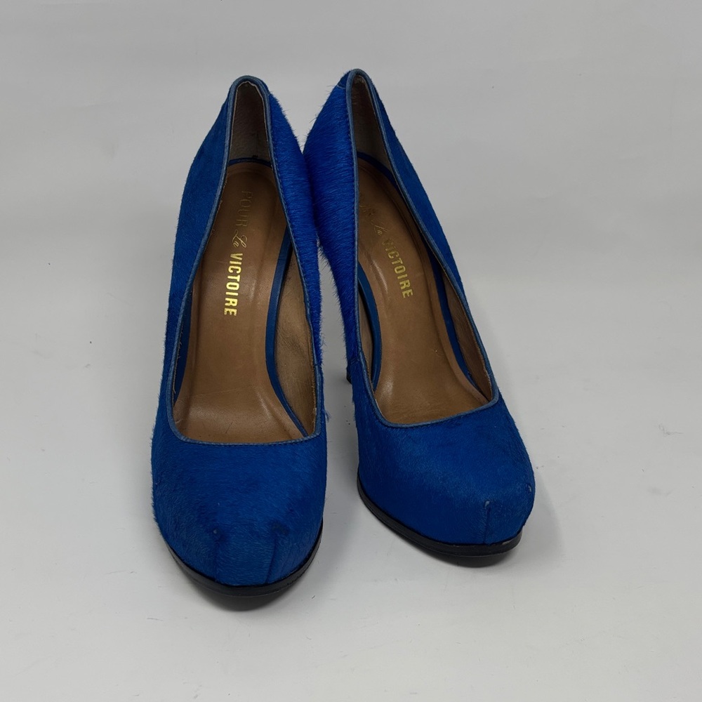 Pour La Victoire Vibrant Blue Heels